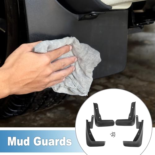 Image of Mud Flap Splash Guard with Mount Accessories Front & Rear Side Mud Guard for Lexus IS200t Base Sedan 2016-2016 (Set of 4)