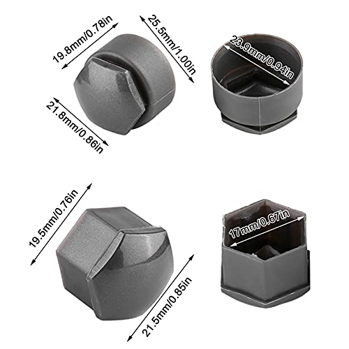 Cappucci protettivi per parapolvere, copri dado