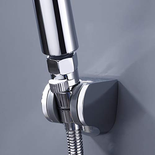 KES Duschkopf Absperrventil Eckventil Wasserstopper Dusche Ventil Duschstop Messing Wasserverteiler Shut-Off Ventil Ersatzteil G 1/2 Poliert Chrom, K1140B-CH