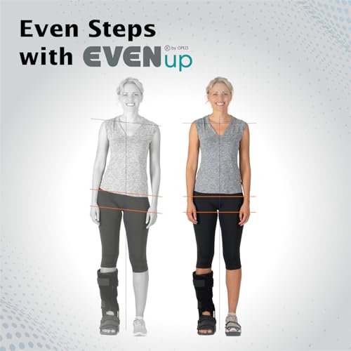 EVENup The Authentic Shoe Balancer Size Small for use with Walking Boot or leg length discrepancy. Improves your gait using a variety of height adjustments.