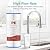 SimPure 10"x4.5" Pleated Sediment Water Filter, 50 Micron Whole House Water Filter Cartridge for Well Water Compatible with FXHSC, ECP20-BB, R50-BBSA, CB1-SED10-BB (4 Pack)