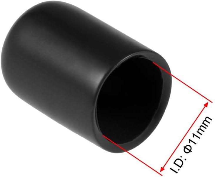 MACHSWON 20pcs Rubber End Caps 11mm ID - Image 2