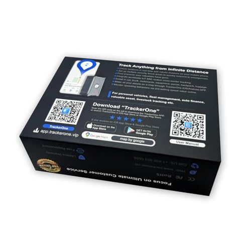 GPS Auto Tracker mit Magnet, GPS Allround Finder, Live-Tracking-Sender für Autos, 6000 mAh Akku, sofort aktualisiert in 10 Sekunden, App-Abonnement erforderlich