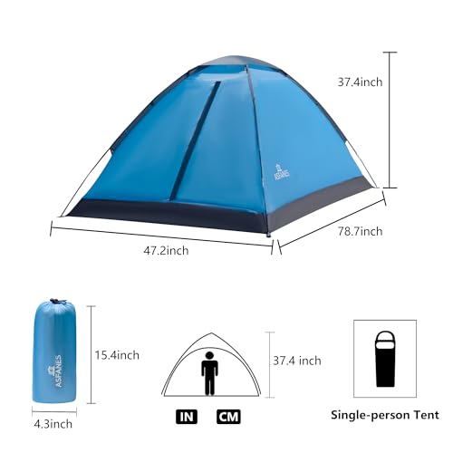 Carpa para 1-2 Personas ASFANES al Aire Libre Ligera miniatura 7