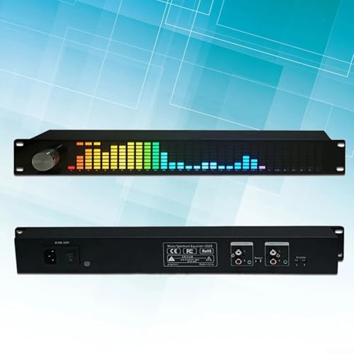 Display a 31 bande a colori: con controllo AGC, il display a colori mostra accuratamente le 31 bande di frequenza, fornendo una rappresentazione visiva dello spettro audio. Passa facilmente da una modalità all'altra per un funzionamento intuitivo.