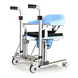 PAYRFV Upgraded Patient Lift Wheelchair for Home, Double Hydraulic Patient Lift Aid, Bathroom...