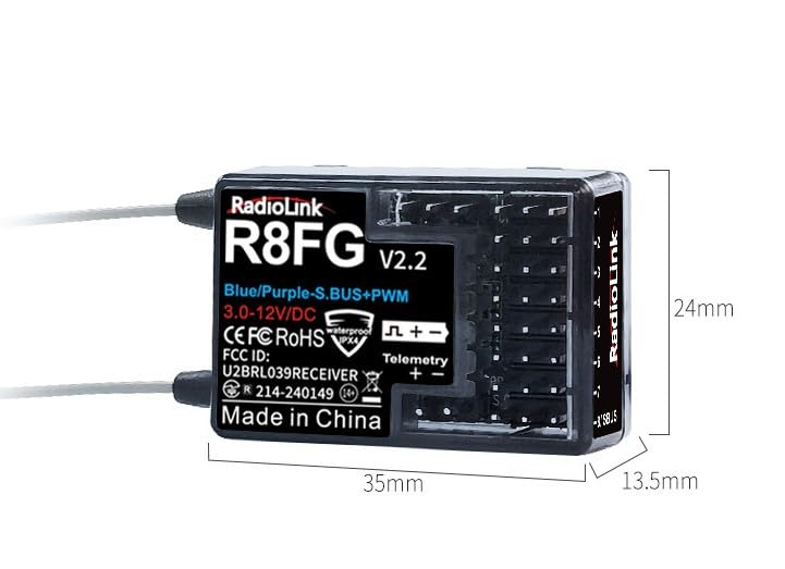 Amazon.co.jp: 【RadioLink正規品】【 R8FG 】 ラジコンカー用プロポ