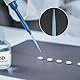 HUAZIZ 500 Stück Transparent Blue Pipettenspitzen 1000 UL/1ml Labor Universal Kunststoff Liquid Pipettspitzen Polypropylen (PP) Autoklavierbar
