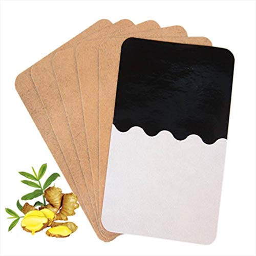 Image of Healeved 100 Packs Ginger Pad for Pain Ginger Pad Herbal Ginger Patches Chinese Nature Blood Circulation Pads for Knee Cervical Vertebra Joint