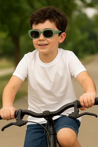 Image of ALNA-TURA Sunglasses For Boys & Girls, Goggles For Kids, Stylish Modern Yellow UV Protectd Shades Glasses, Birthday gift sunglasses kids, Cool trendy kids shades (Age 3 To 10)