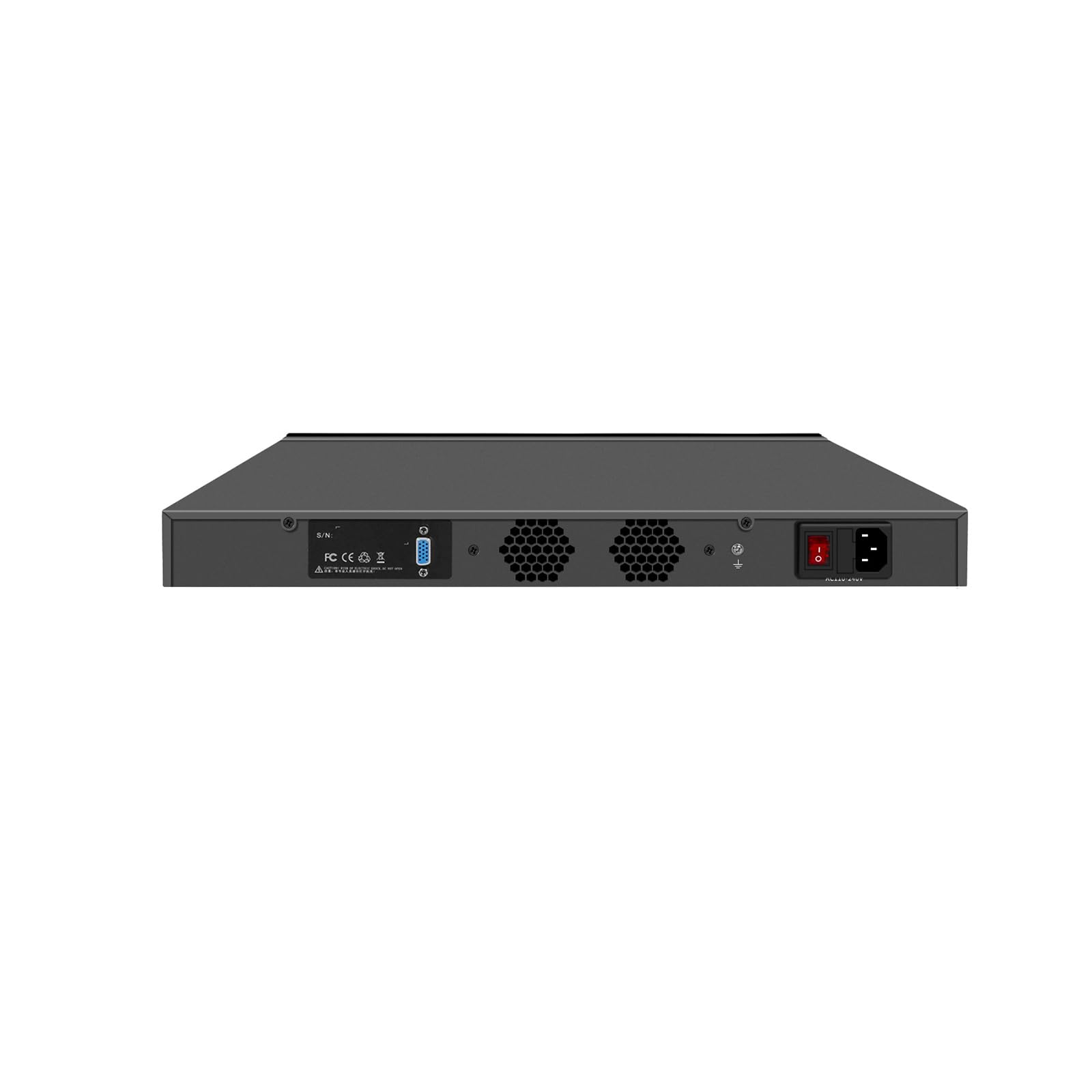 1U Firewall Appliance with QAT, PFSense, OPNsense, VPN, Router PC, PVE Server, Denverton Atom C3758, RN03, 6 x 1GbE LAN, 4 x SFP+ X553 10GbE, DPDK Support, 32G RAM, 128G SSD