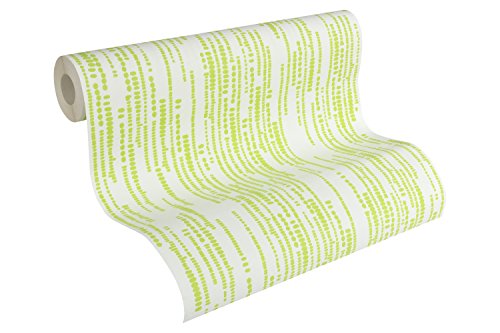 Esprit Home Tapete Artisan Fall Vliestapete 10,05 m x 0,53 m grün weiß...