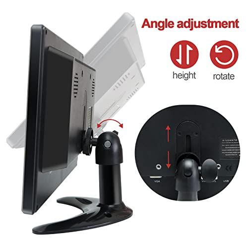 Monitor de 10.1 pulgadas para Raspberry Pi y PC de juegos con puertos BNC/HDMI 5