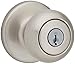 KWIKSET 400CV 15 6AL RCS Cove Entry Knob, Satin Nickel - 2464420
