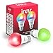 innr E26 Smart LED Bulb Color, Zigbee Light Bulb, Works with Philips Hue*, Amazon Echo (4th Gen), and SmartThings, 806 Lumen, A19 Dimmable, 2-Pack