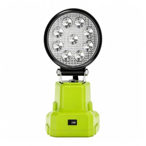 Image of Cordless Work Light for Ryobi 18v Lithium Battery, LED Work Light for P108 P109 P102 P103 P104 P105 with 2 Modes Settinc