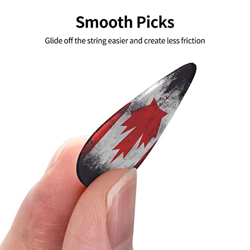 Médiators de guitare Paquet de 12 médiators de drapeau canadien pour guitare électrique Guitare acoustique Diverses… - Les Beatles, Paul McCartney, John Lennon, RIngo Starr, George Harrison Médiators de guitare Paquet de 12 médiators de drapeau canadien pour guitare électrique Guitare acoustique Diverses… – Image 3