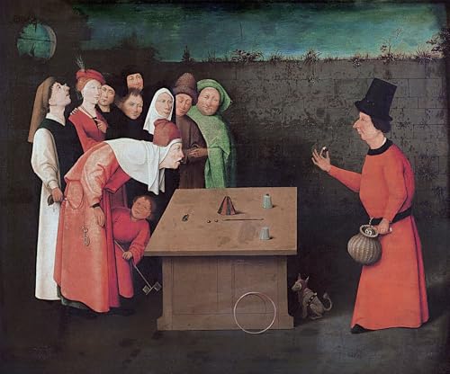Lienzo Las tentaciones de Hieronymus Boske impresion de alta definicion 60x90