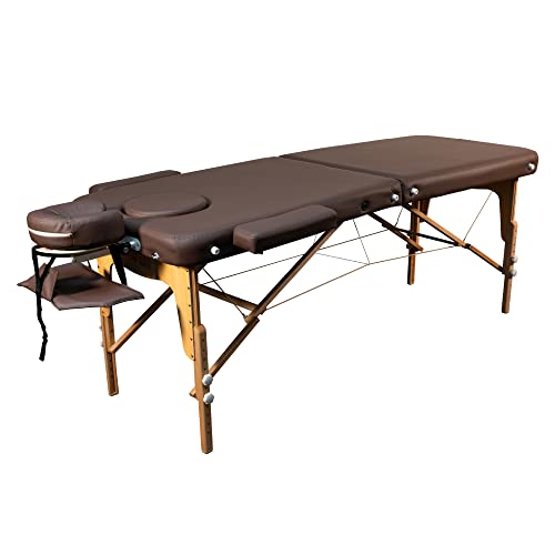 ZEN - Mobile Basic III Flat table de massage pliable & réglable — tables de massage en bois massif, têtière réglable en aluminium, table massage pliante,...