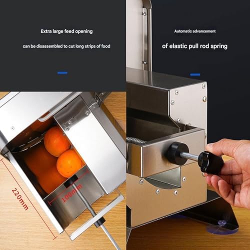 Rebanadora Eléctrica de Acero Inoxidable Ajustable miniatura 5