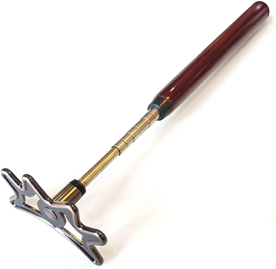 ISPIRITO Billiard Bridge Retractable Pool Stick with Removable Bridge Head Portable Design Screw on Bridge Head Pool Cue Accessory