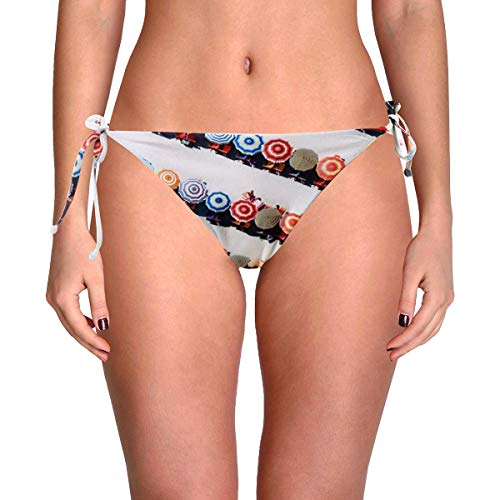 Bas de bikini à nouer Splendid femme : maillot de bain standard de plage noir