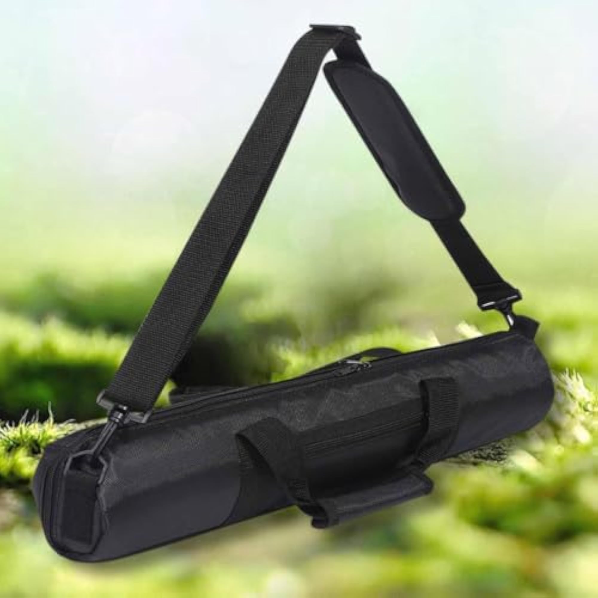 Outdoor Duffel Bag and Zipper for Photo Studio Equipment, Black
