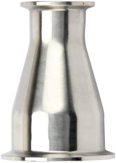 19/25/32/38/45/51/63/76/89/102mm Reducer SS304 Stainless Steel Ferrule 50.5-119mm Connector Pipe Fitting Tri Clamp(45x32 to 64x50.5)