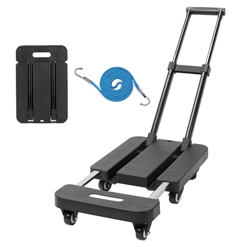 Carretilla plegable de mano de 165 lbs con 6 ruedas miniatura 1
