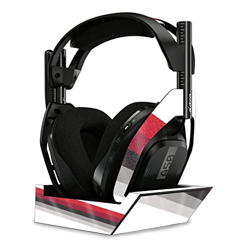Image of MightySkins Glossy Glitter Skin Compatible with Astro A50 Wireless Headphones + Base Station (Gen 4) - Slant Stripes | Protective, Durable High-Gloss Glitter Finish | Easy to Apply | Made in The USA