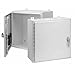Hoffman A24H2408SSLP3PTW Wall-Mount 4X Enclosure, 3 Point Latch, Stainless Steel, 1 Door, 24.00" x 24.00" x 8.00", Stainless White