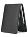 Men's Slim Leather Wallet Small Billfold Front Pocket Wallet with RFID Blocking - Black