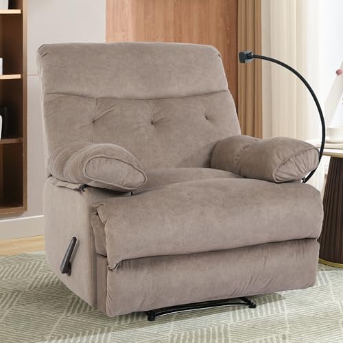 Oversized Recliner Chair for Adults Brown