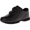 Propet Womens Tour Walker Strap Walking Walking Sneakers Shoes - Black