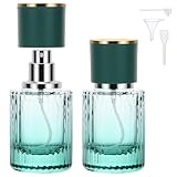 Segbeauty 1oz Refillable Travel Bottles, 30ml Empty Perfume Spray Bottles, 2pcs Vintage Perfume Spray Bottle Glass Fine Mist Spray Bottle Empty Fragrance Atomizer Sprayer for Dispensing Fragrance