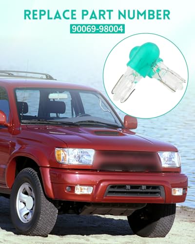 6PCS Bombillas luz control HVAC para Toyota 1984-2003 miniatura 5
