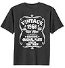 VVNTY 60th Birthday T-Shirts for Men Vintage 1966 Shirt Graphic Sixty Birthday Shirts Casual Birthday Gifts Shirt Tops (1966-Grey1,L) #4