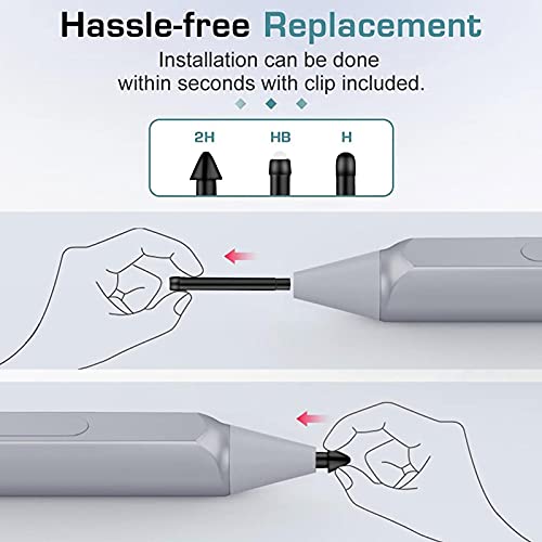 3Pcs Pen Tips for Surface Pen Pen Tips Replacement Kit Stylus Pen Nibs Refill Suitable for Surface Pro 4/5/6/7 Pen