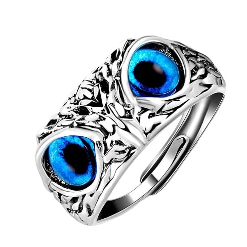 See full amazon price history chart for Vientiq Oxidised Silver Owl Ring Blue Cat Eyes Adjustable Unisex Finger Ring Vientiq Oxidised Silver Owl Ring Blue Cat Eyes Adjustable Unisex Finger Ring (B0C5WWB599) Amazon Price History, Amazon Price Tracker
