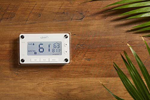 Orbit 83521 Clear Comfort Programmable Thermostat with Large, Easy-to-Read Display, White by Orbit - Image 2