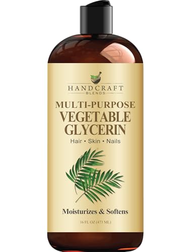 Image of Handcraft Blends Vegetable Glycerin /Glycerine - for DIY Blends 16 Fl Oz - 100% Pure and Natural - Premium Grade Oil for Skin and Hair - Hair and Body - Massage