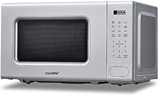 COMFEE' 700w 20 Litre Digital Microwave Oven with 6 Cooking Presets, Express Cook, 11 Power Levels, Defrost, and Memory Function - Grey - CM-E202CC(GR)