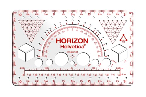 Horizon Helvetica (ホワイト) 定規 スケール コンパス 分度器 ステンレス 便利グッズ マルチツール