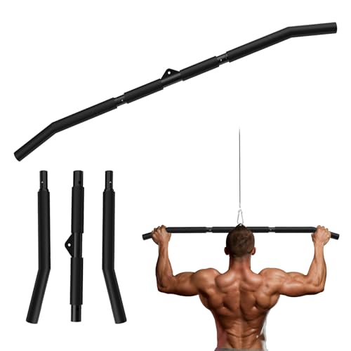 Fitarc 40''LAT Pull Down Bar, Full-Length Non-Slip Grip, Lat Pulldown Bar Attachments for Pulley...