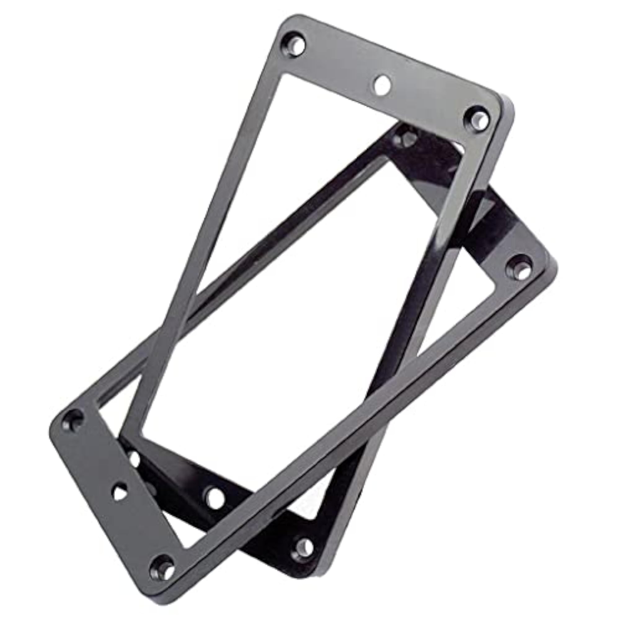 2 Pieces Electric Guitar Humbucker Pickup Ring Frame, Black