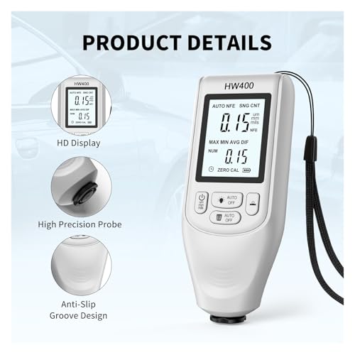 Medidor de Grosor para Automóviles HW400 miniatura 3