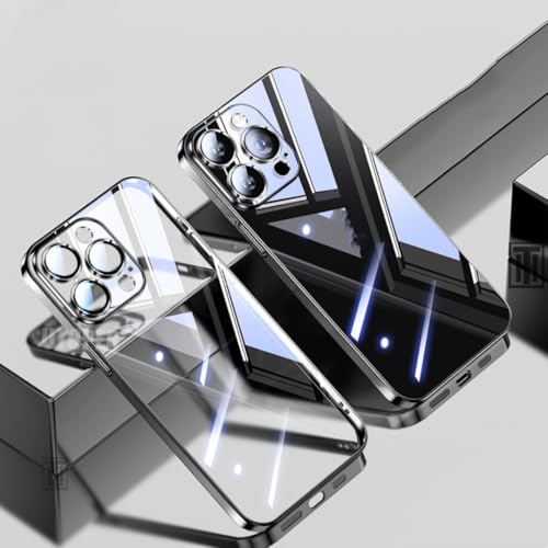 Coque iPhone 11 Pro finition plaqué luxe et protection caméra transparente