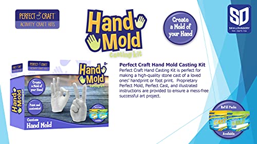 Perfect Craft Hand Mold, Cast & Paint Kit With Perfect Cast Casting Material #TOP5