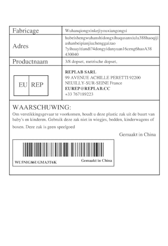3/8 Socket Set, Metric Socket Kit, Ratchet Wrench Set, 47 Pieces, 72 Teeth, Chrome Vanadium Hand Tools for Motorcycle Repairs, Maintenance of Car Maintenance, Garage, Sanitary Workshop, - Image 10