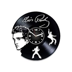 Kovides Elvis Clock Elvis Vinyl Record Wall Clock Elvis Vinyl Clock Elvis Wall Clock Vintage Gift